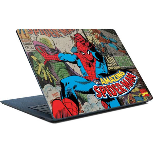 Marvel Classic Comics Amazing Spider-Man Collage Surface Laptop Skin